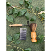 Beard Kit - Razor + Cartridges + Shaving Brush