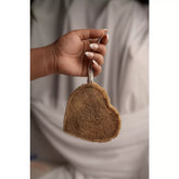 Heart Loofah with hanging ring