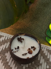 Vanilla Jasmine Handmade Vegan Soy Wax Candles in Natural Coconut Shells