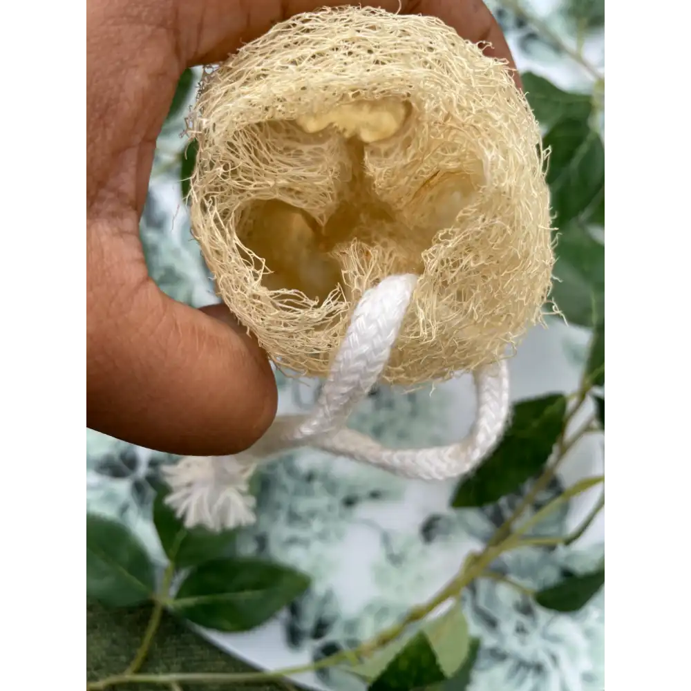 Loofah With Hanging Ring