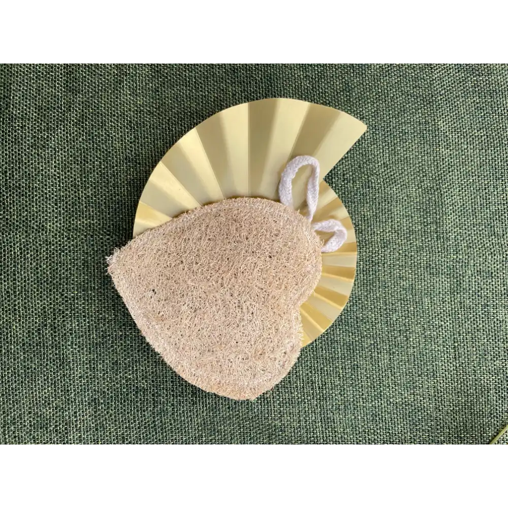 Heart Loofah With Hanging Ring