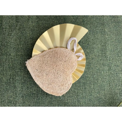 Heart Loofah With Hanging Ring