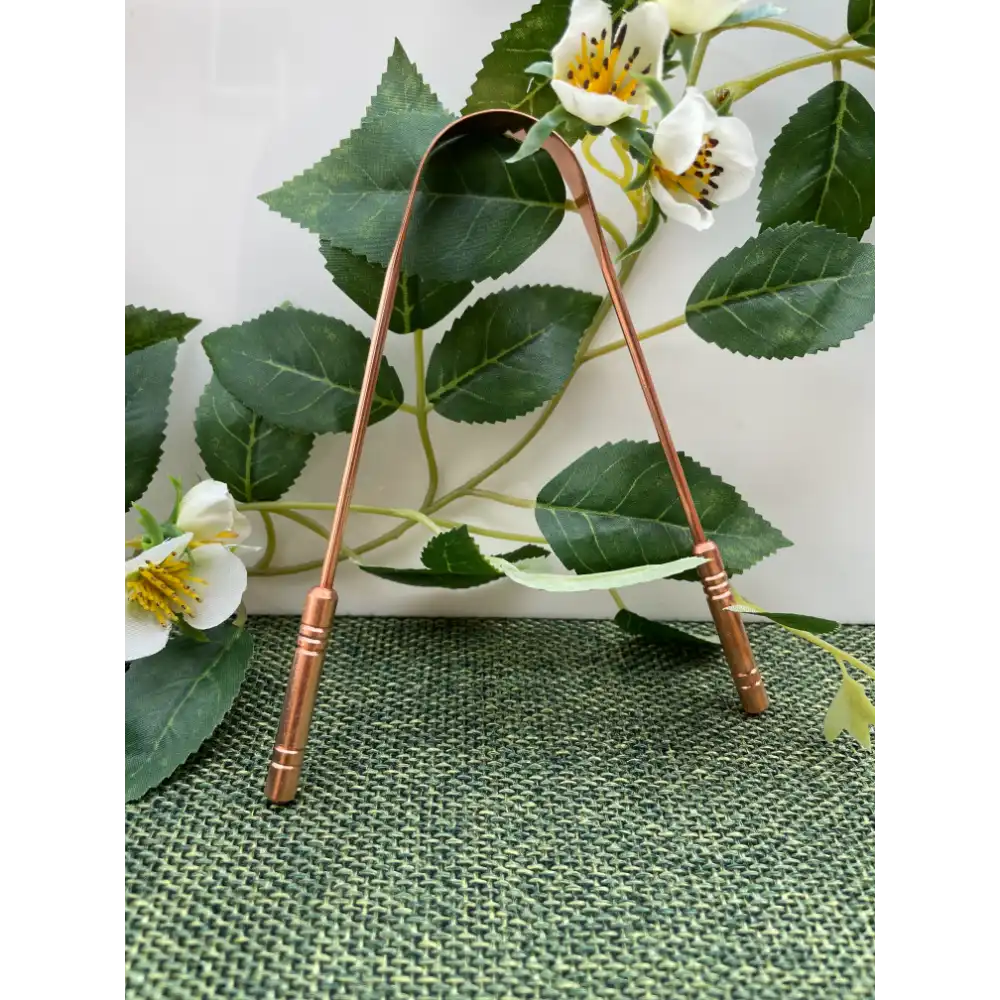 Premium Copper tongue cleaner