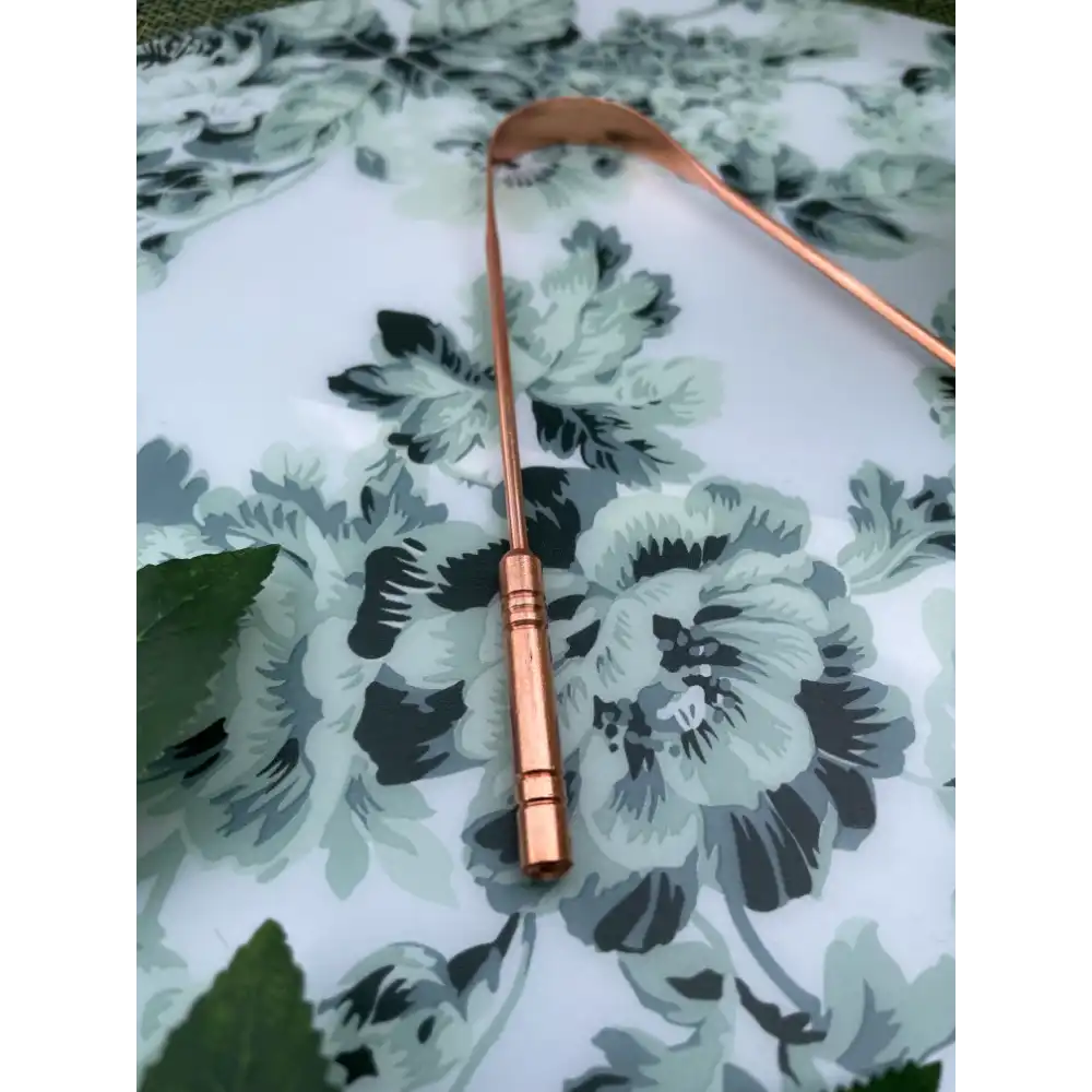 Premium Copper tongue cleaner