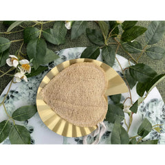 Heart Loofah with hanging ring