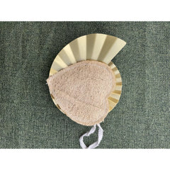 Heart Loofah with hanging ring