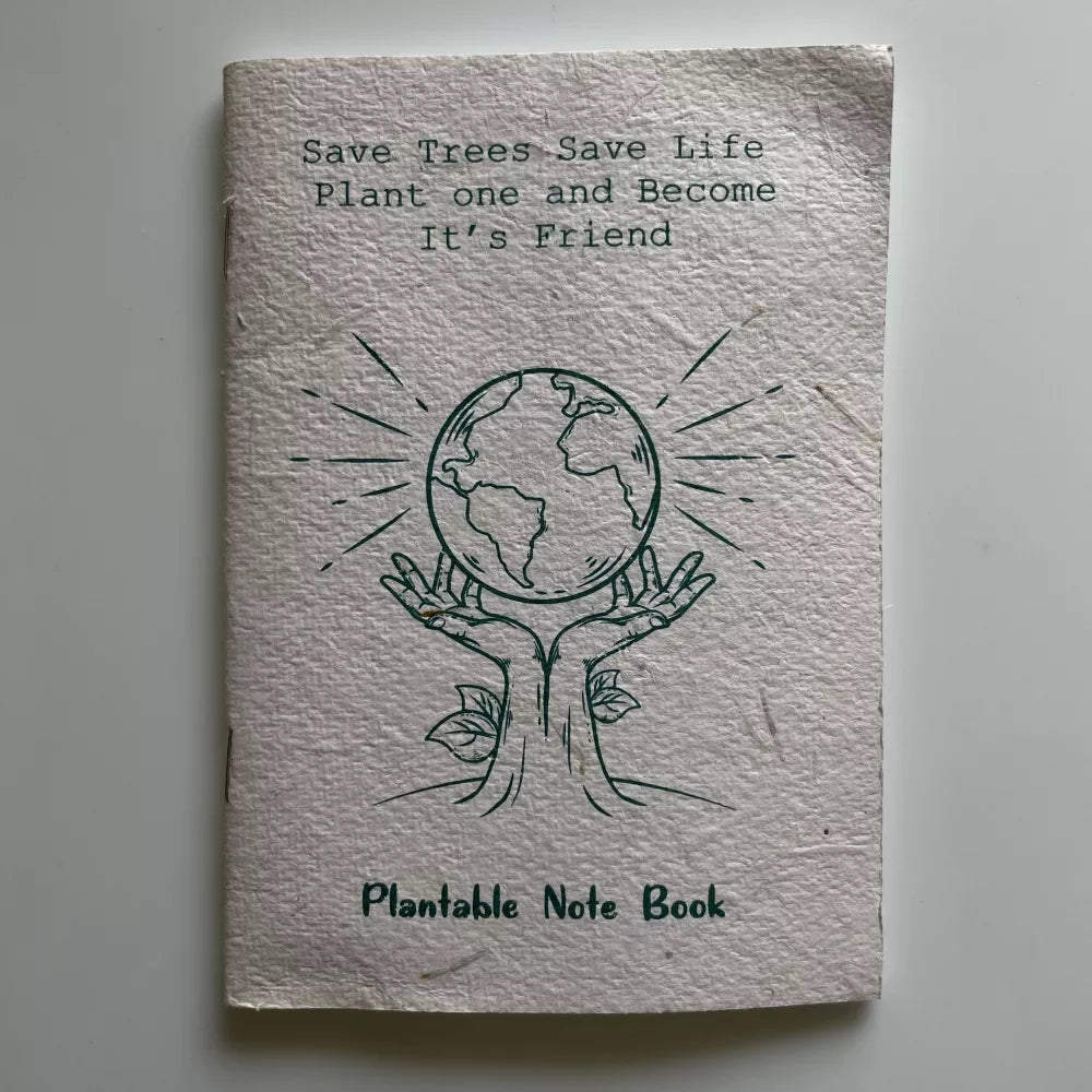 Plantable seed paper cover note book
