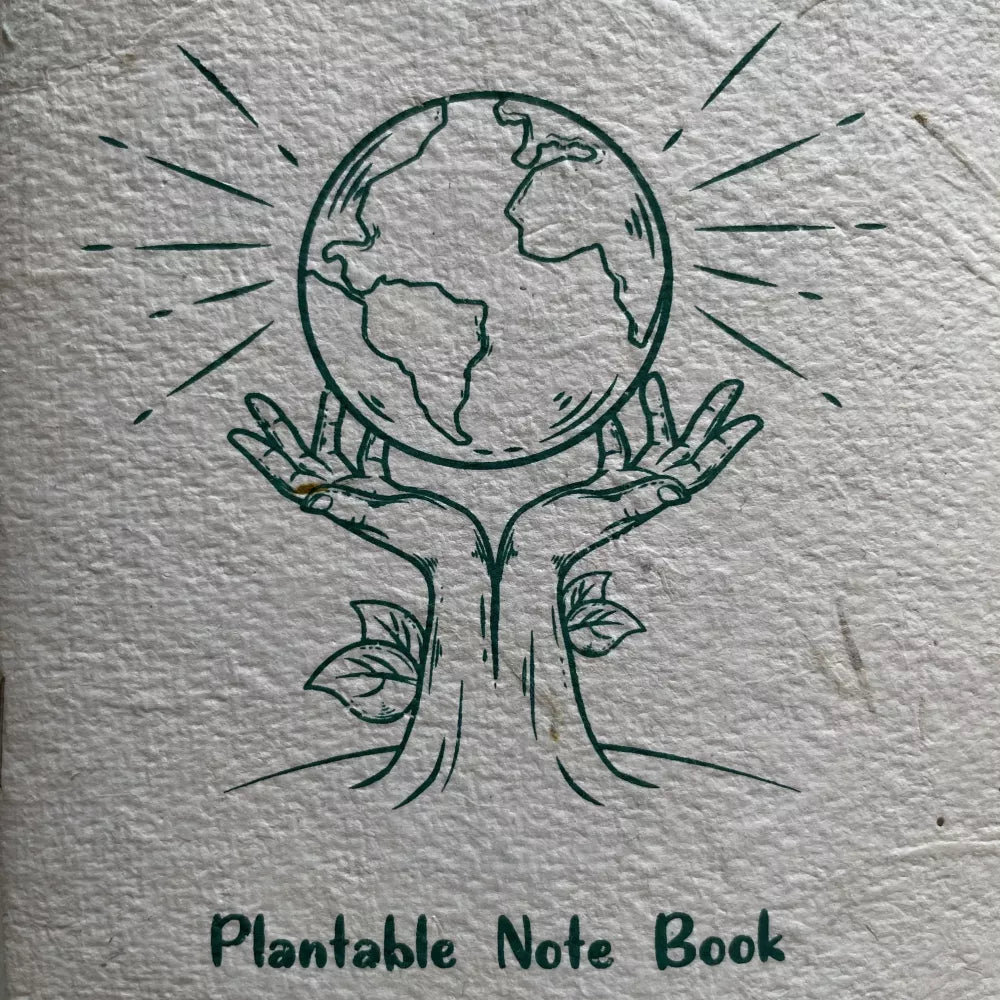 Plantable seed paper cover note book