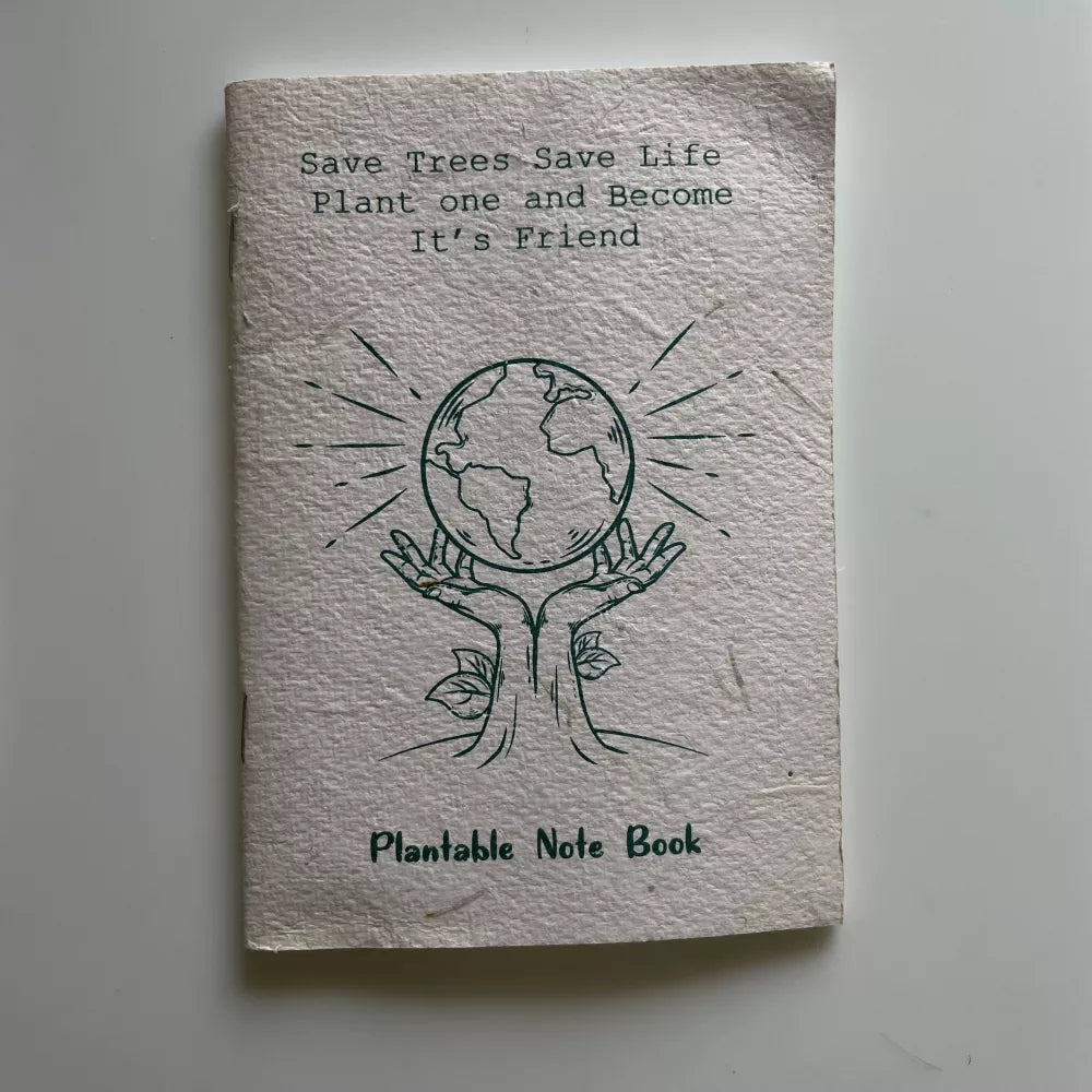 Plantable seed paper cover note book
