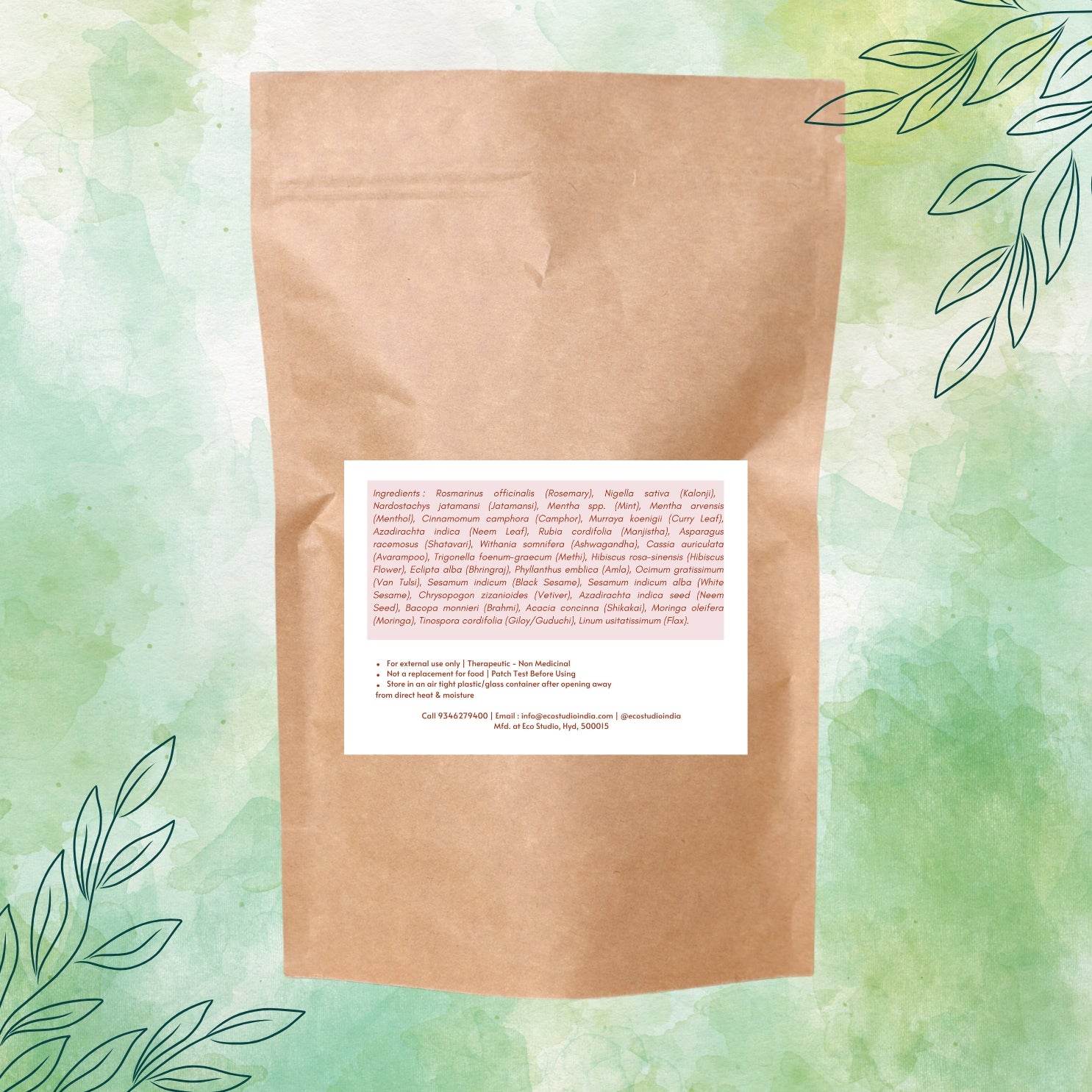 Advanced Hair Herbs - Ayurvedic Blend of 28 Herbs for All-Round Hair Strength, Length & Scalp Health