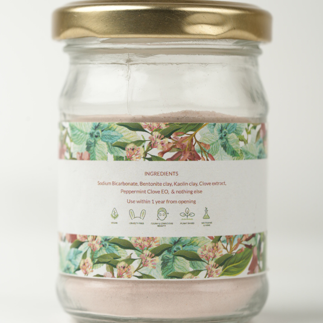 Bentonite clay Toothpowder for Sensitive gums