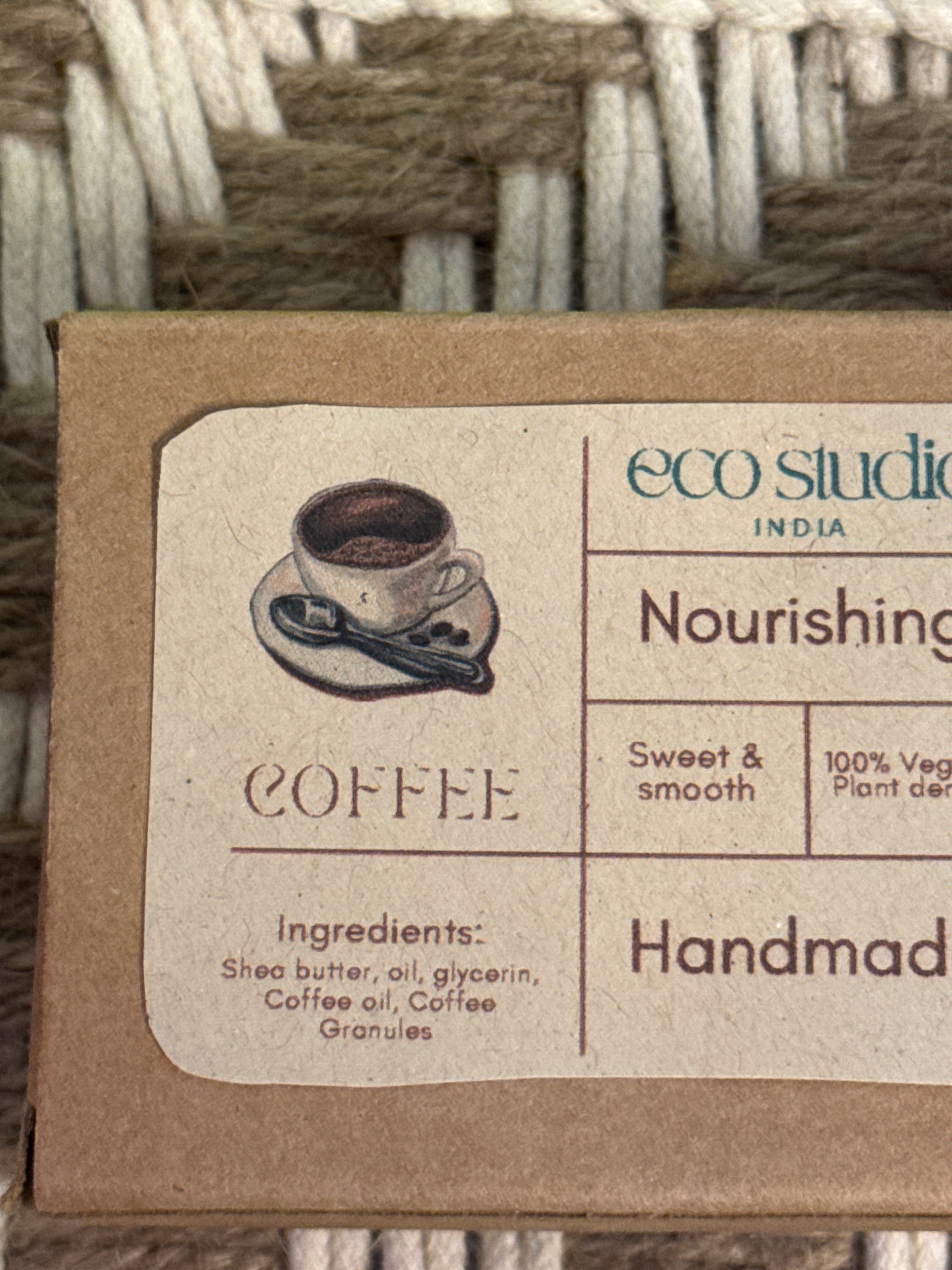 Coffee - Handmade Vegan Soap Bar – Luxurious, Hydrating & Skin-Nourishing Cleanser for body and face