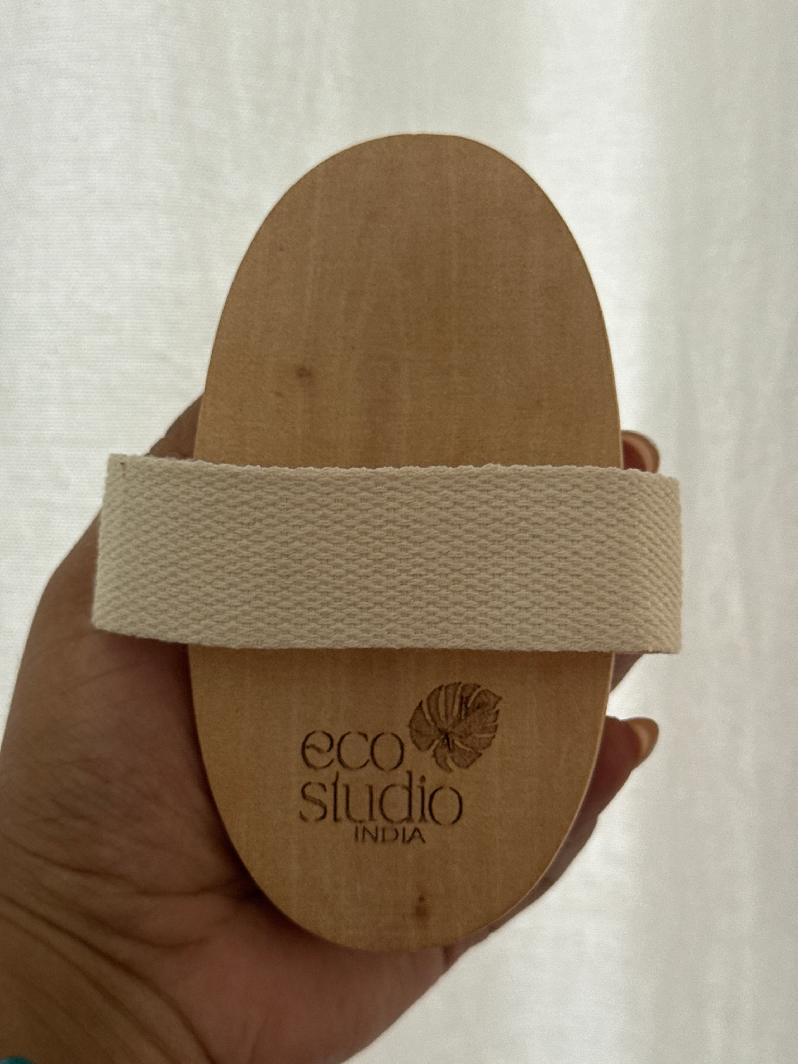 Dry Brushing Body Brush – Natural Bristles for Cellulite & Lymphatic Drainage - oval