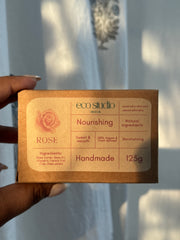 Rose - Handmade Vegan Soap Bar – Luxurious, Hydrating & Skin-Nourishing Cleanser for body and face