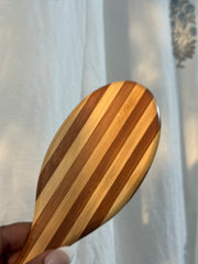 Bamboo Paddle brush for detangling hair - Oval
