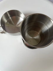 Collapsible Steel Cup 150 ml for coffee, tea and juice