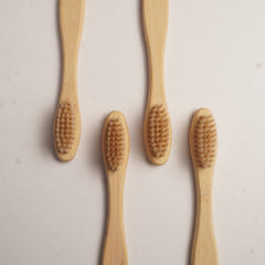 PACK OF 4 Bamboo Toothbrushes